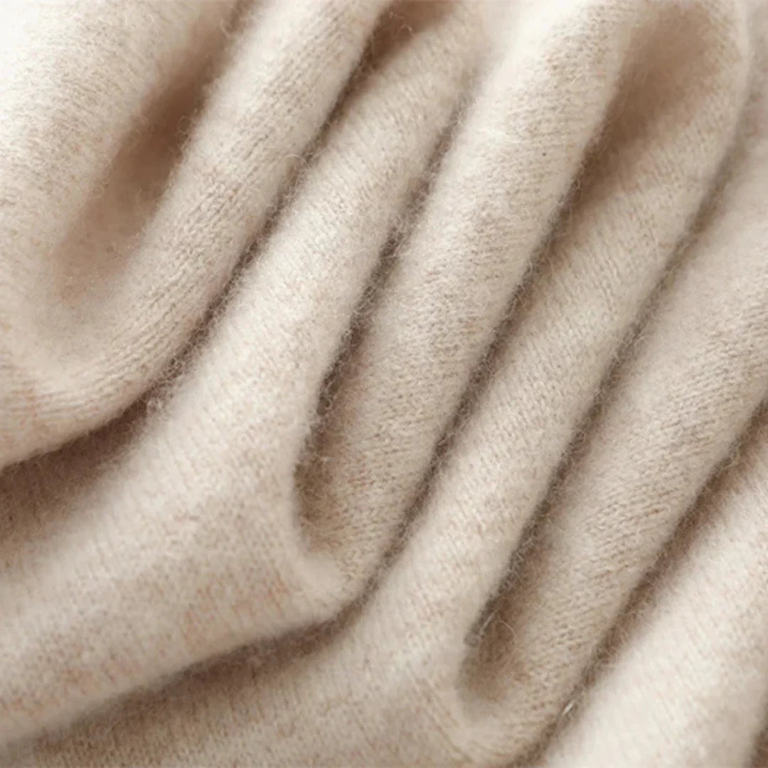 Wool blend wrap sweater VIP