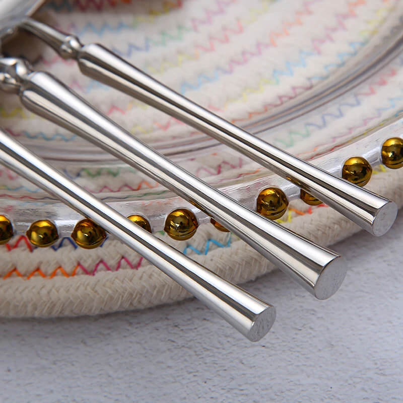 Stainless Steel Flatware Set with Polished Finish