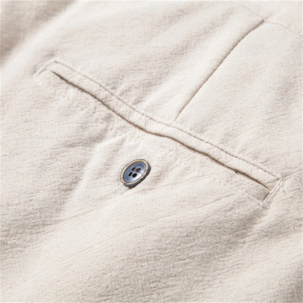 Oscar Relaxed Fit Trousers | Pleated Drawstring Waist Trousers