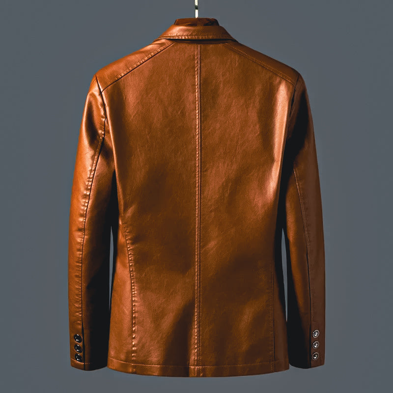 Joshua Regular Fit Blazer | Collared Button Front Blazer