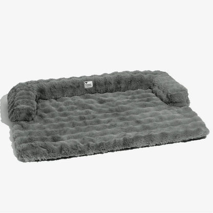 Pet Sofa Protector With Plush Fabric and Non-Slip Backing