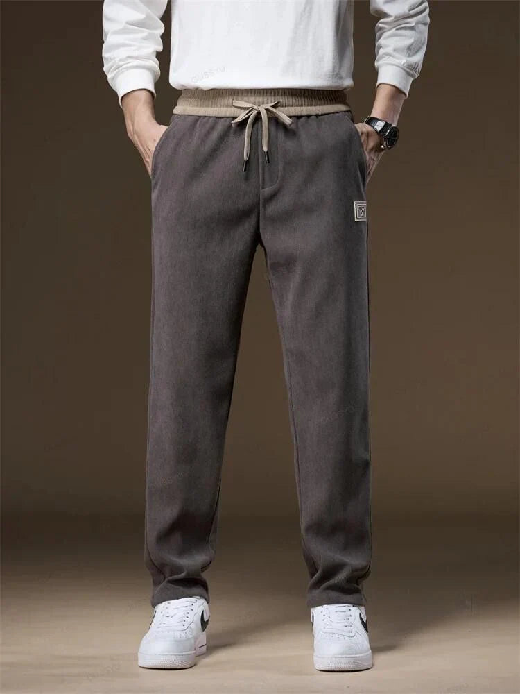 Theodore Relaxed Fit Joggers | Drawstring Waist Elastic Waistband Joggers
