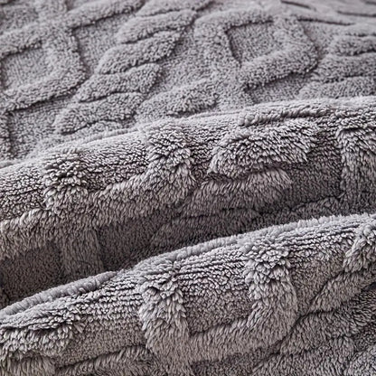 Contemporary Diamond Pattern Recliner Slipcover