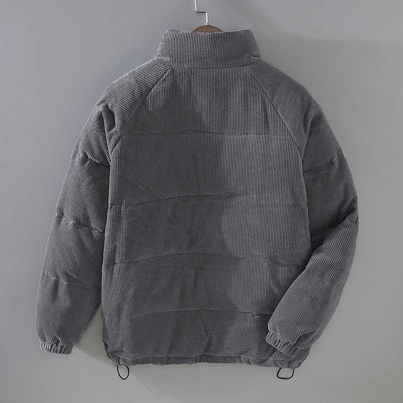 Sebastian Relaxed Fit Puffer Jacket | Quilted Stand Collar Jacket