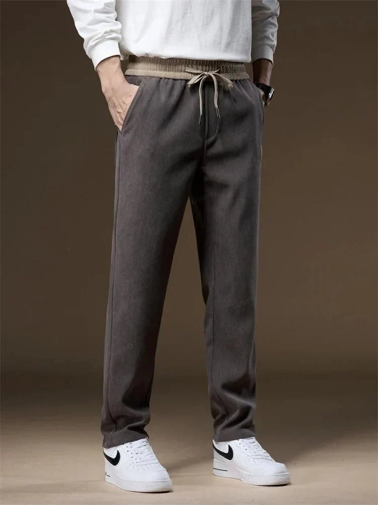 Theodore Relaxed Fit Joggers | Drawstring Waist Elastic Waistband Joggers