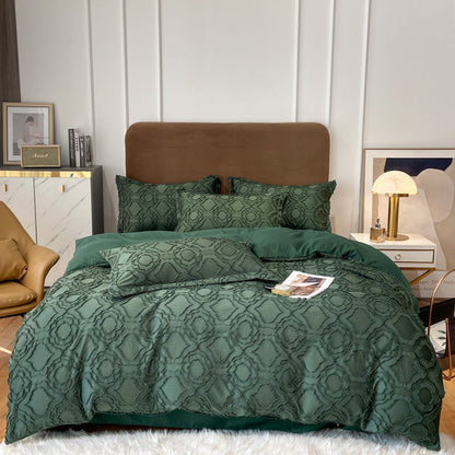 Tufted Cotton Bedding Set