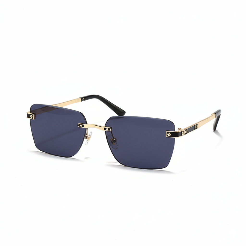 Atlas Geo Rimless Atlas Rimless Sunglasses – Facari