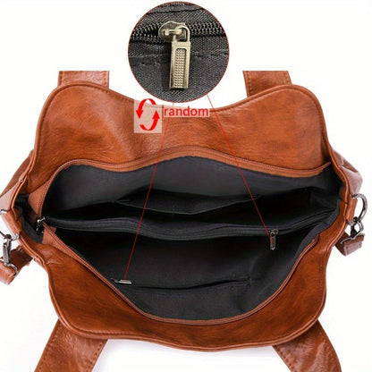 Venice Notte Vegan Handbag | Slouchy Chic Modern-Inspired Shoulder Bag