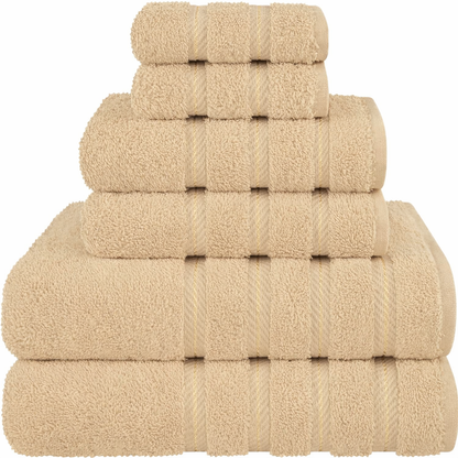 6-Piece Bath Towel Set – Soft & Highly Absorbent