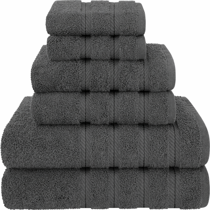 6-Piece Bath Towel Set – Soft & Highly Absorbent