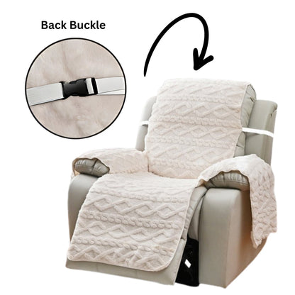 Contemporary Diamond Pattern Recliner Slipcover