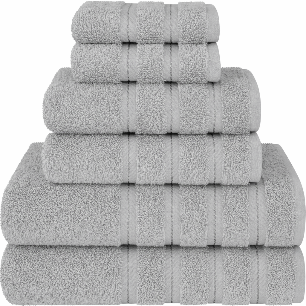 6-Piece Bath Towel Set – Soft & Highly Absorbent