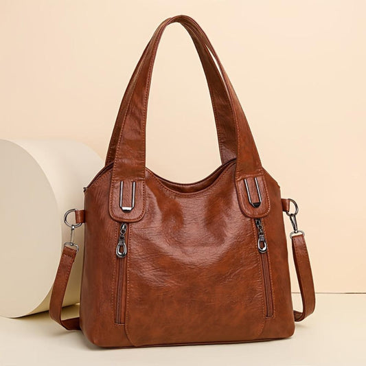 Venice Notte Vegan Handbag | Slouchy Chic Modern-Inspired Shoulder Bag