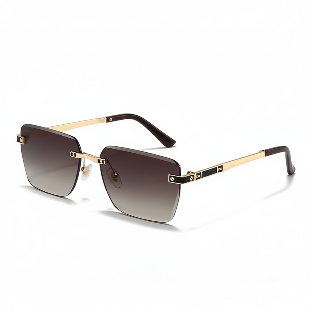 Atlas Geo Rimless Atlas Rimless Sunglasses – Facari