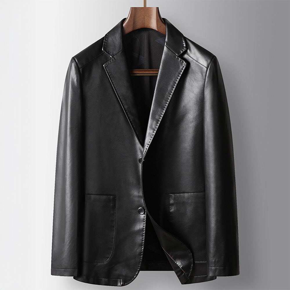 Oscar Regular Fit Blazer | Notched Lapel Patch Pockets Blazer