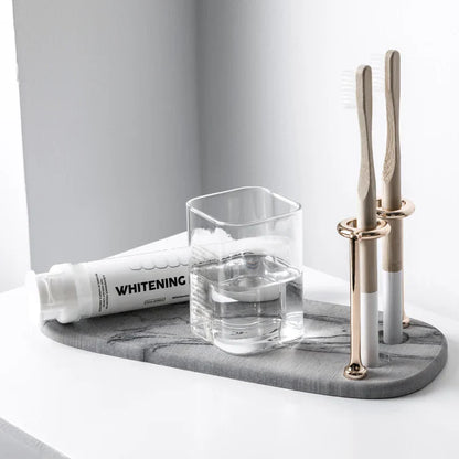 Luxura Bathroom Organizer | Multifunctional Toothbrush & Toothpaste Rack