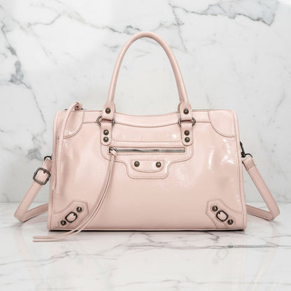 Riley Urban Shoulder Bag | Zip-Detail Moto City Bag
