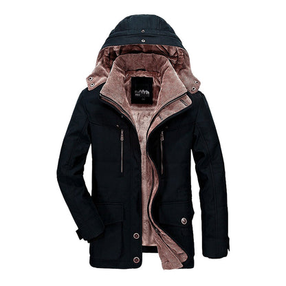 Oliver Hooded Parka | Relaxed Fit Padded Hip-Length Parka