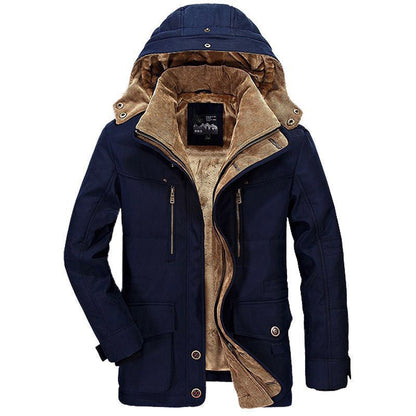 Oliver Hooded Parka | Relaxed Fit Padded Hip-Length Parka