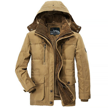Oliver Hooded Parka | Relaxed Fit Padded Hip-Length Parka