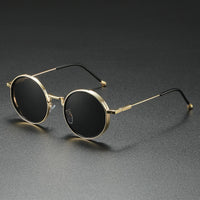 Gold frame full gray