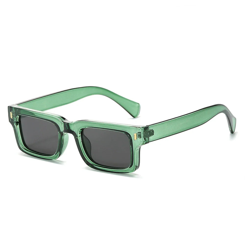 Zuniga Block-Frame Sunglasses – Retro Square Shape – Bold Thick Frames VIP