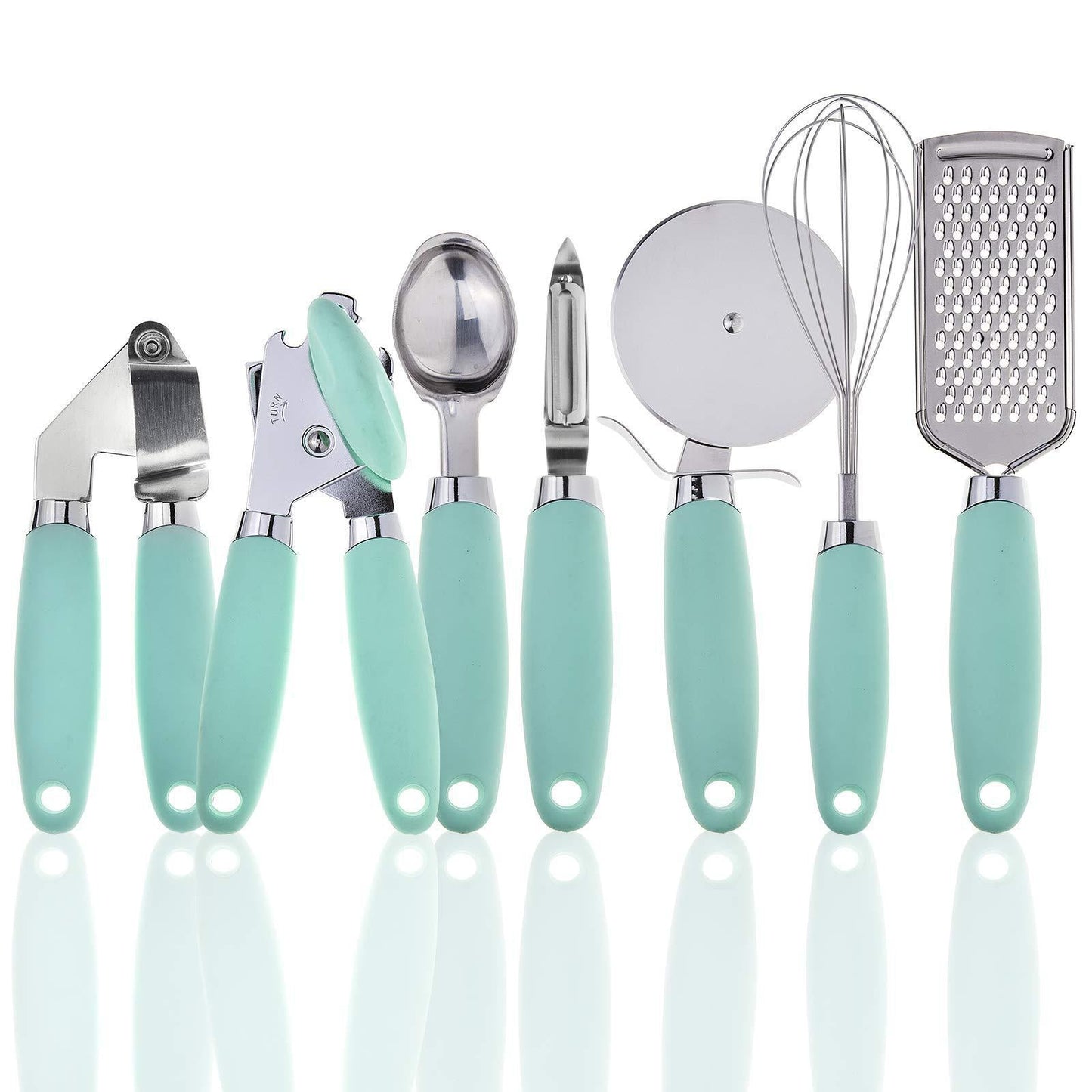 Modern Copper Utensil Set with Ergonomic Handles
