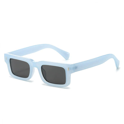 Zuniga Block-Frame Sunglasses – Retro Square Shape – Bold Thick Frames VIP
