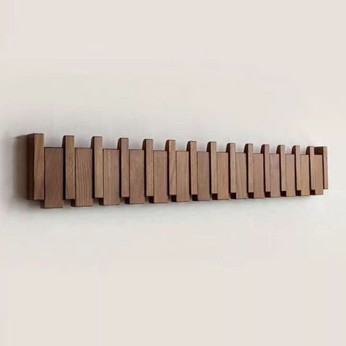 Wooden Piano Wall Hook With Multiple Pegs VIP