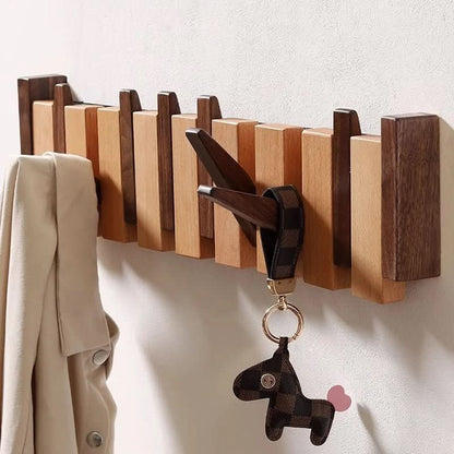 Wooden Piano Wall Hook With Multiple Pegs VIP