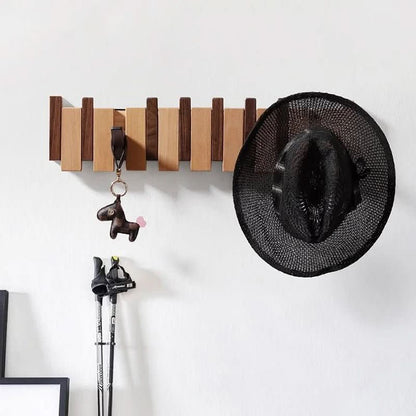 Wooden Piano Wall Hook With Multiple Pegs VIP