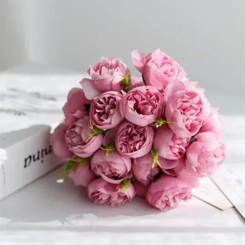 Classic Silk Peony Bouquet