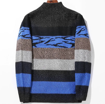 Color-Block Wool Cardigan