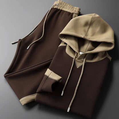 Freddie Two-Piece Set | Colorblock Drawstring Men's Tracksuit