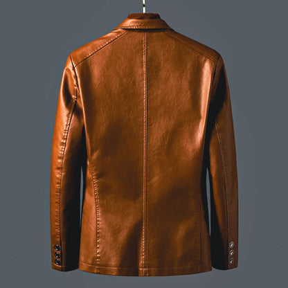 Joshua Regular Fit Blazer | Collared Button Front Blazer