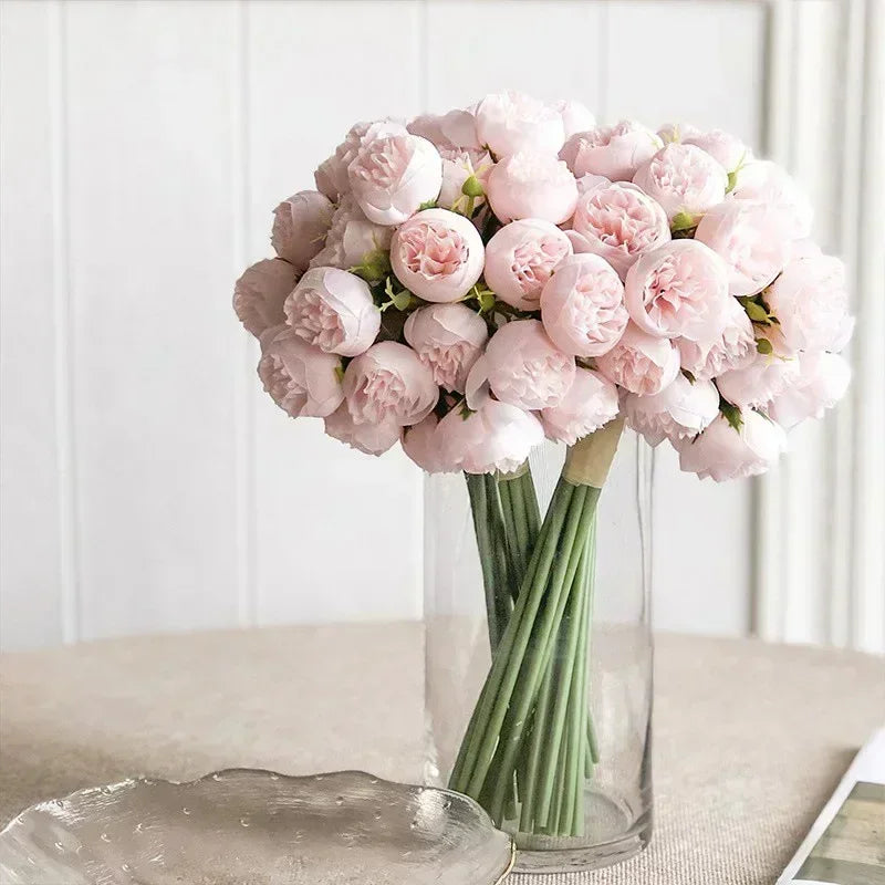 Classic Silk Peony Bouquet