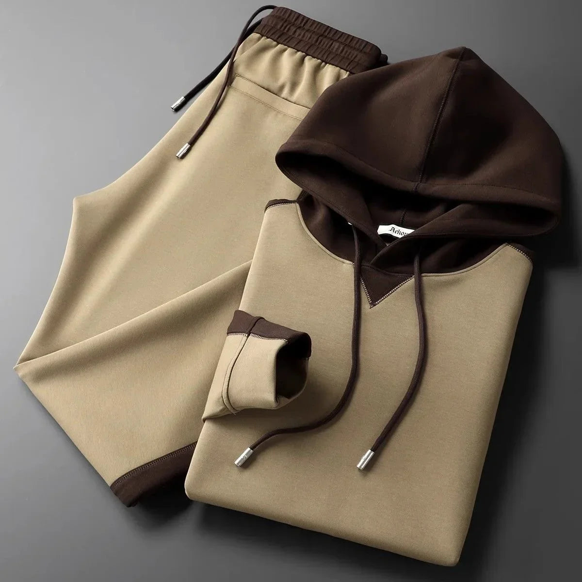Freddie Two-Piece Set | Colorblock Drawstring Men's Tracksuit
