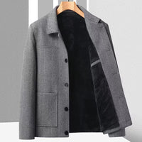 Gray Plush Lined
