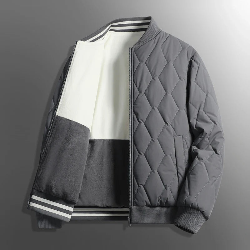 Quilted Varsity Jacket