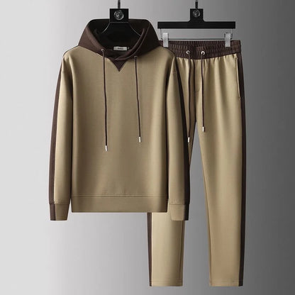 Freddie Two-Piece Set | Colorblock Drawstring Men's Tracksuit