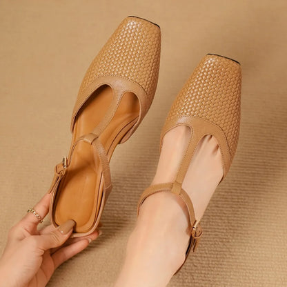 Isabella Leather Mules