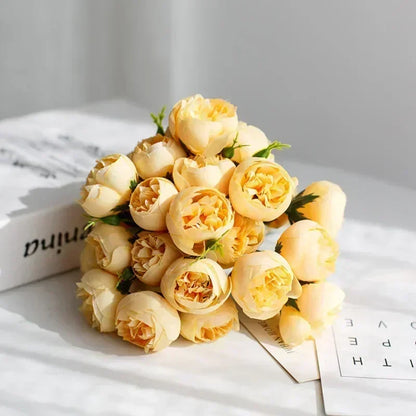Classic Silk Peony Bouquet