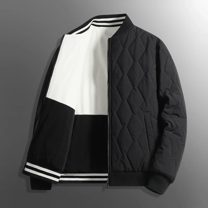 Quilted Varsity Jacket