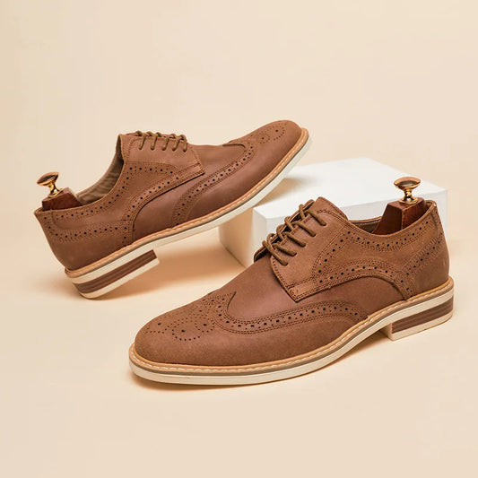 Suede Wingtip Oxford