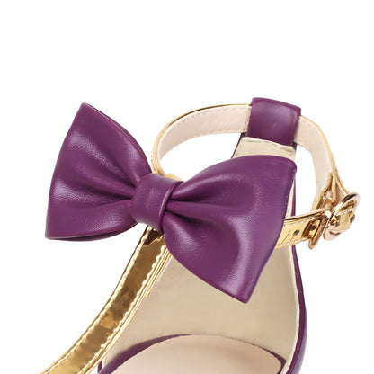 Gisele Bow-Strap Stilettos