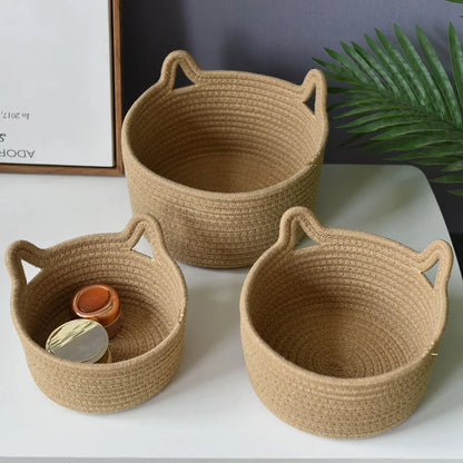 Purrfect Cat Desk Organizer | Adorable Cat-Ear Desktop Storage