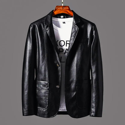 Joshua Regular Fit Blazer | Collared Button Front Blazer