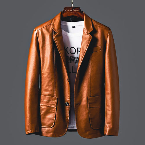 Joshua Regular Fit Blazer | Collared Button Front Blazer
