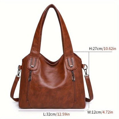Venice Notte Vegan Handbag | Slouchy Chic Modern-Inspired Shoulder Bag