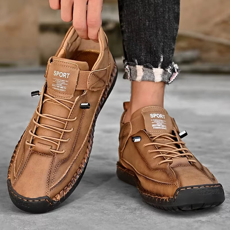 Jack Comfort Fit Casual Shoes | Solid Lace-Up Casual Shoes